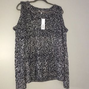 BB Dakota cold shoulder sweater